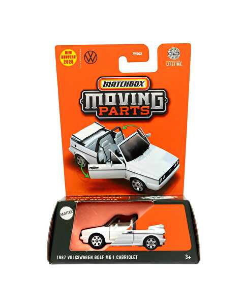 Matchbox 1:64 Arabalar 1987 Volkswagen Golf MK 1 Cabriolet JBW73