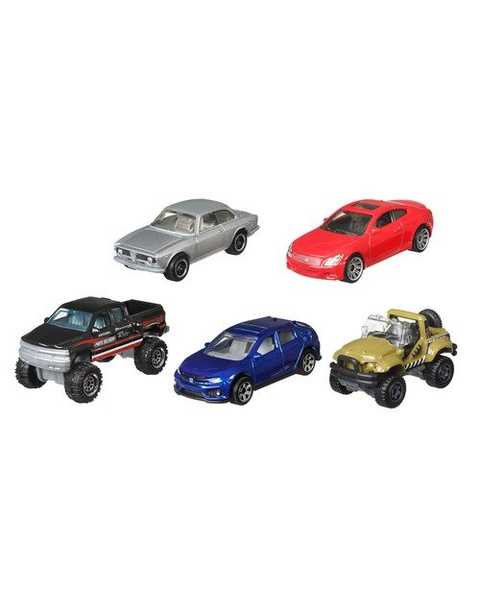 Matchbox Beşli Araba Seti City Drivers GVY42