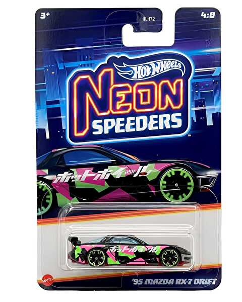 Hot Wheels Neon Speeder Arabalar 95 Mazda Rx 7 Drift HRW70