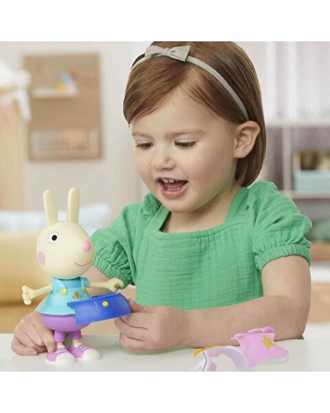 Peppa Pig ve Ailesi Kıyafetli Figür Seti Rebecca Rabbit