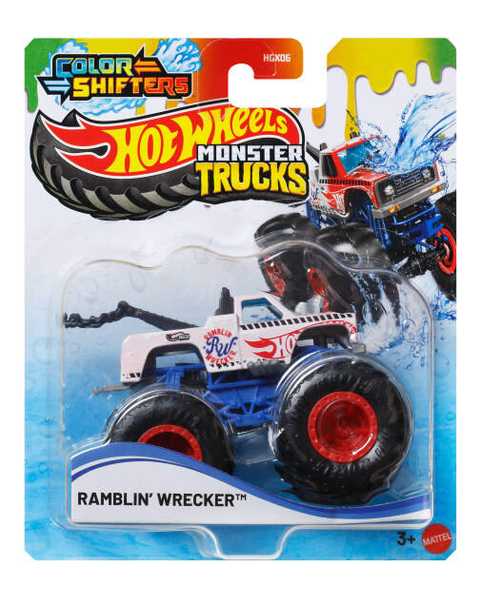 Hot Wheels Monster Trucks Renk Değiştiren Araçlar Ramblin Wrecker JCH05