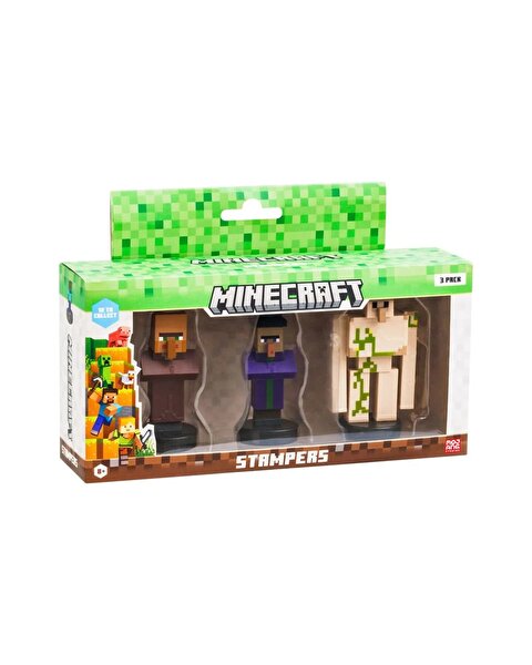 Minecraft 3D Figür Stamper 3'lü Set 5