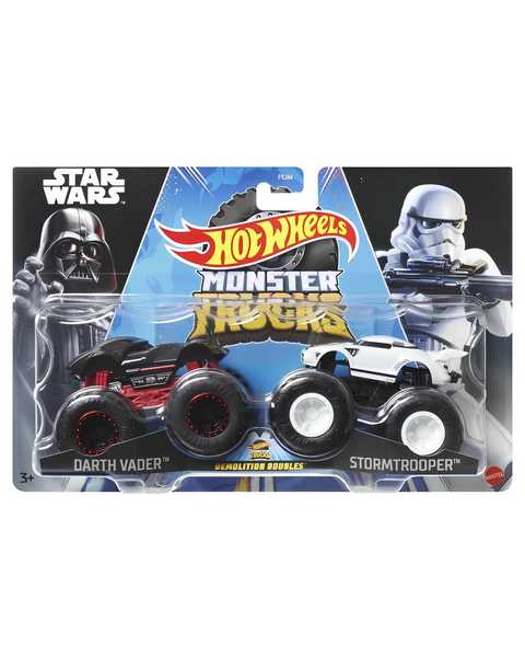 Hot Wheels Monster Trucks Güçlü İkili 1:64 Arabalar Star Wars Stormtrooper HWN68