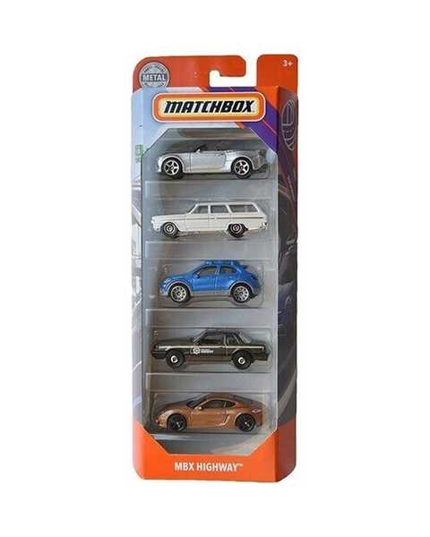 Matchbox Beşli Araba Seti Highway GKJ04