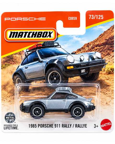 Matchbox Tekli̇ Arabalar 1985 Porsche 911 Rally JHP30