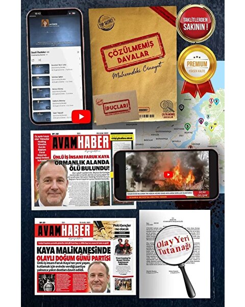 Çözülmemiş Davalar Mahzendeki Cinayet Dedektif Oyunu