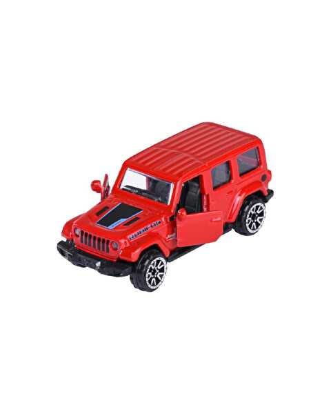 Majorette Showroom Premium Araba Jeep Wrangler 4XE Kırmızı