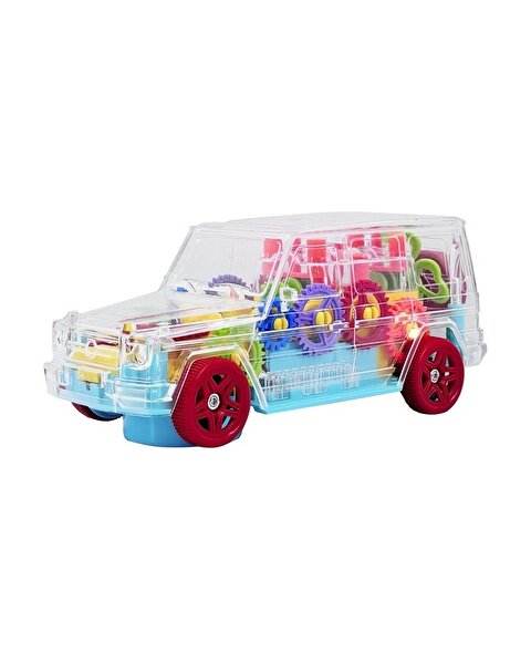 Off Road Işıklı Sesli Araba C-1A Mavi
