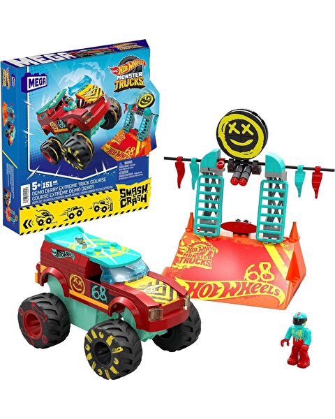Mega Hot Wheels Smash N Crash Demo Derby Extreme Çarpışma Seti HNG53