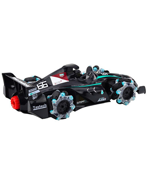 Formula 1 Spray Buhar Atan Uzaktan Kumandalı Siyah Araba