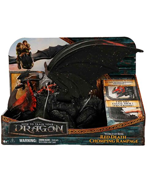 Ejderhanı Nasıl Eğitirsin Red Death Ejderha Figürü 28 Cm