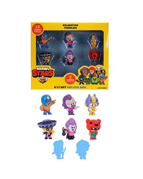Brawl Stars Delüks 8'li Figür Seti Set 2