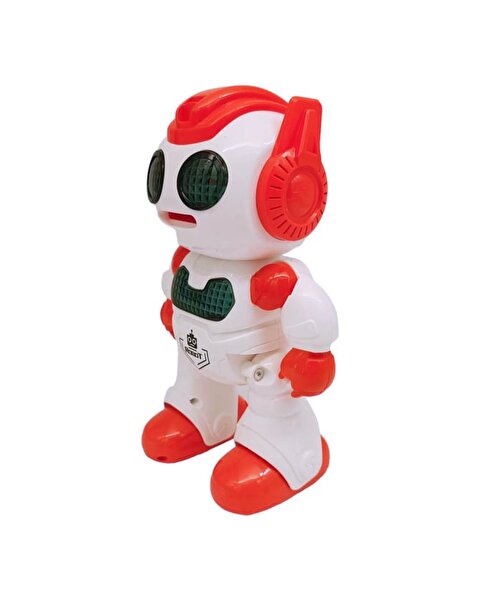 Uzaktan Kumandalı Sesli Disk Atan Robot Turuncu