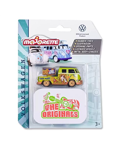 Majorette Vw The Originals Deluxe Cars Volkswagen T1 Yeşil