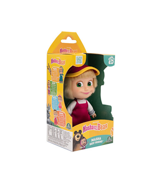 Masha & Koca Ayı S3 Masha 12 Cm Kamp Kıyafetli