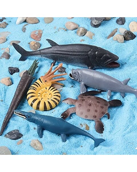 12 Parça Tüpte Deniz Hayvanları Seti