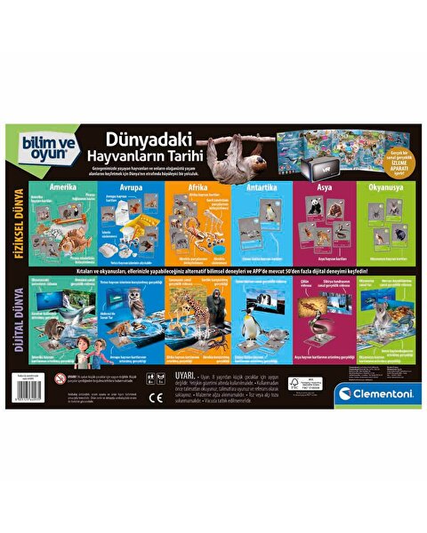 Clementoni Bilim ve Oyun: Dünyadaki Hayvanların Tarihi