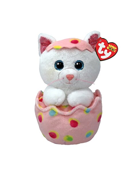 TY Beanie Boo's Giggles Cat in Egg 15 Cm