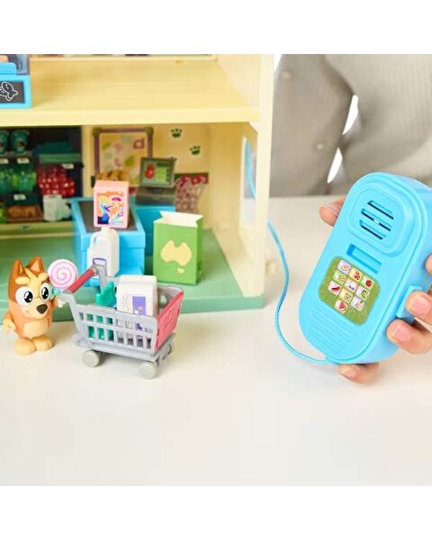 Bluey Yürüyen Merdivenli Süpermarket Oyun Seti