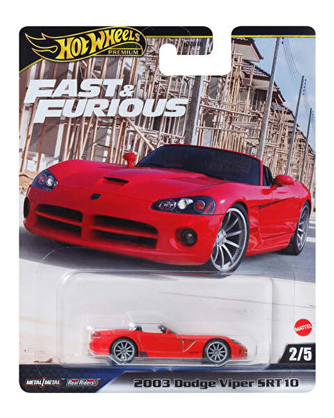Hot Wheels Fast & Furious Premium Arabalar 2003 Dodge Viper SRT 10 JBL85