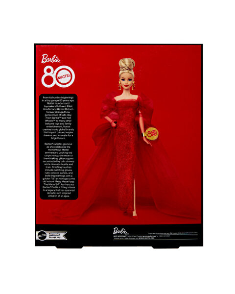 Mattel 80. Yıl Dönümü Sarışın Koleksiyon Bebek
