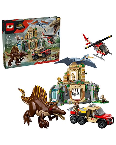LEGO Jurassic World Spinosaurus ve Quetzalcoatlus Hava Görevi 76976