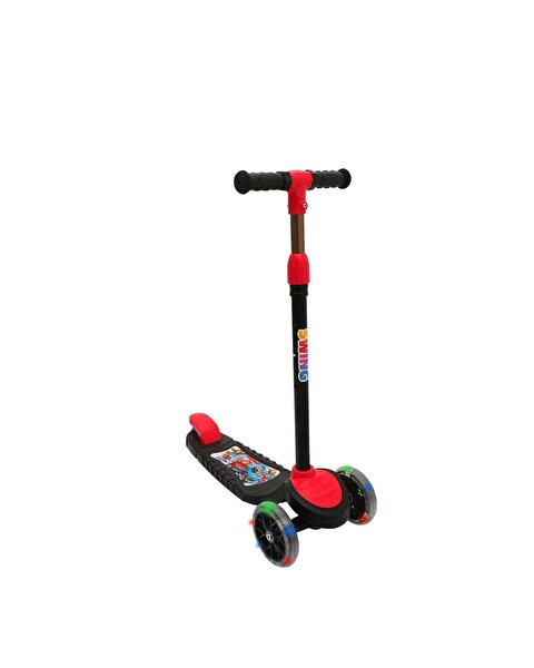 Swing Işıklı Scooter Kırmızı