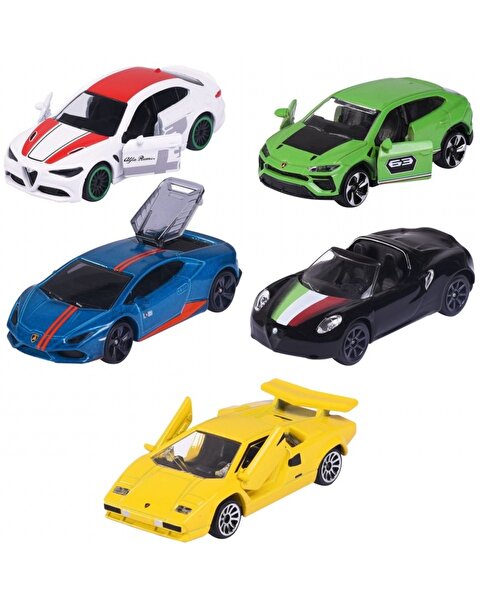 Majorette Dream Cars Italy 5'li Koleksiyon Paketi