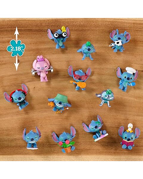 Disney Stitch Mini Kapsül Figürler Sürpriz Paket 46334