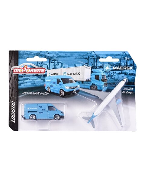 Majorette Maersk Transport Araçlar Volkswagen Crafter & Air Cargo