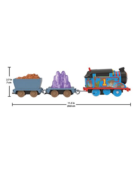 Thomas ve Arkadaşları Büyük Tekli Tren Eğlenceli Karakterler Crystal Caves Thomas HJV43