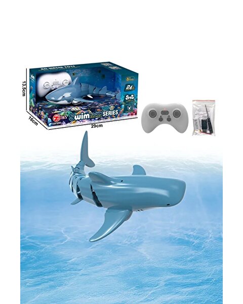 Uzaktan Kumandalı Usb Şarjlı Yüzebilen Köpekbalığı