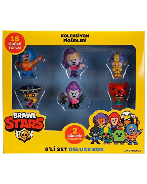 Brawl Stars Delüks 8'li Figür Seti Set 2