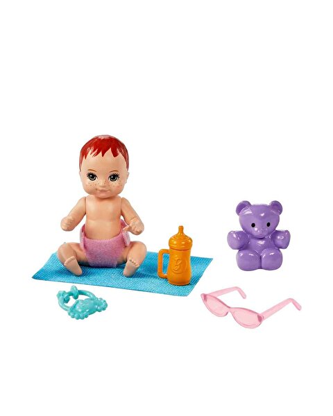 Barbie Skipper Bebek Bakıcılığı Bebek Arabalı Oyun Seti GXT34