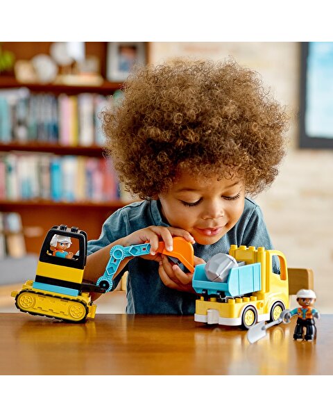 LEGO Duplo Kamyon ve Paletli Kazıcı 10931