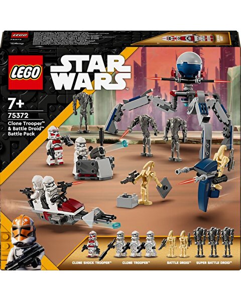 LEGO Star Wars Klon Trooper ve Savaş Droidi Savaş Paketi 75372
