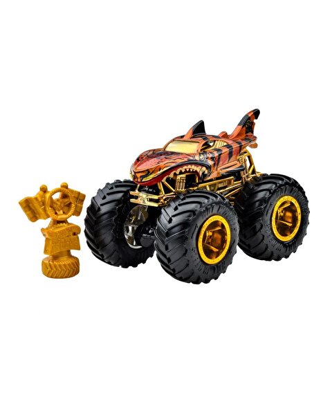 Hot Wheels Monster Trucks Bigfoot Trophy Şampiyonları Hw Tiger Shark JDW02