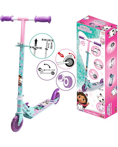 Smoby Gabby Dollhouse Scooter 2R Katlanabilir Scooter