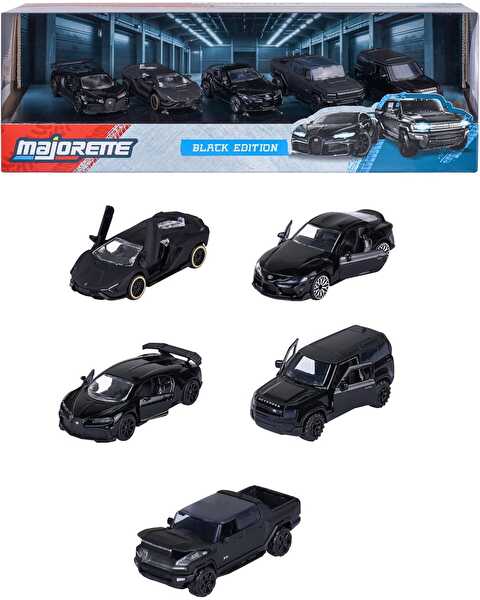 Majorette Black Edition 5'li Araç Seti
