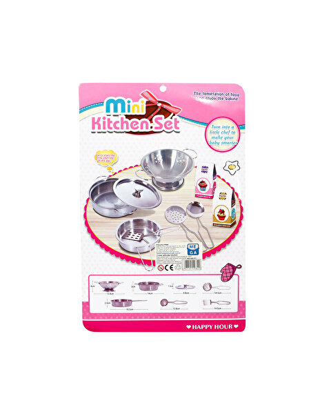 Mini Metal Mutfak Seti  9 Parça