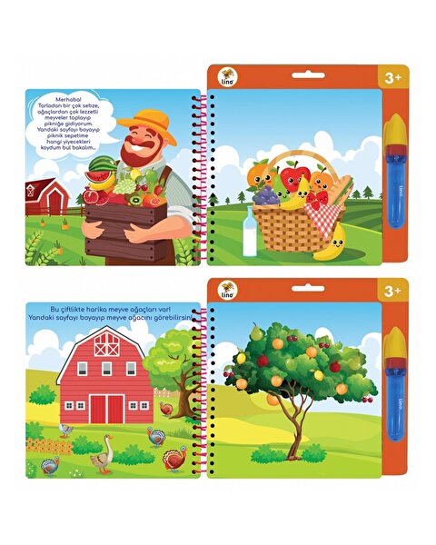 Aqua Magic Sihirli Boyama Kitabı Çiftlik Hayvanları