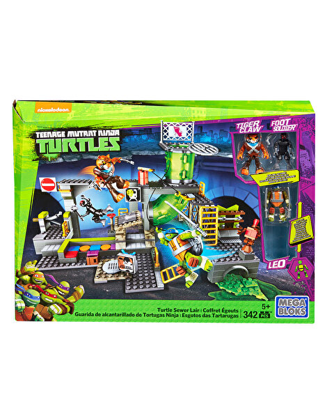 Mega Bloks TMNT Sewer Lair 342 Parça