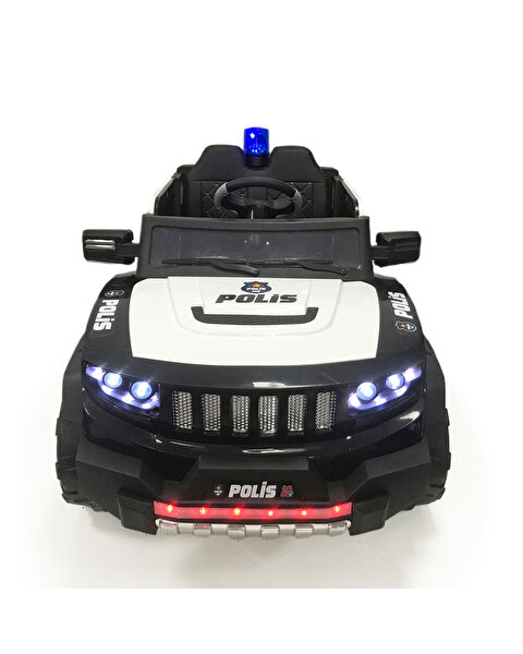 İzni̇k Poli̇s 12 Volt Akülü Araba