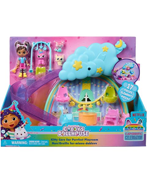 Gabby's Dollhouse Kitty Care Ear Purrfect Playroom