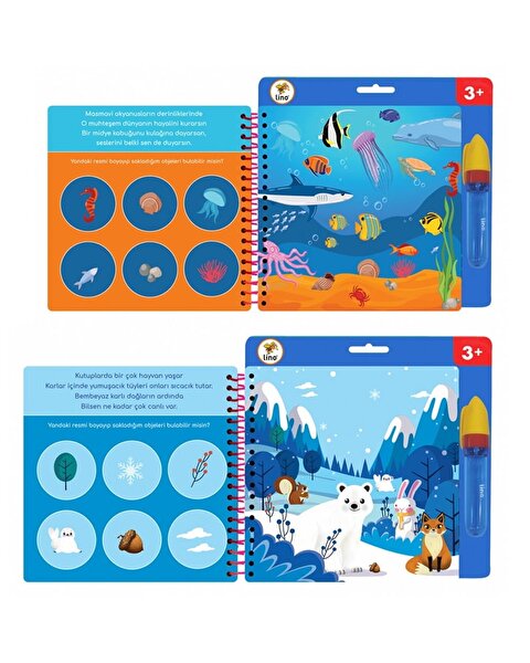 Aqua Magic Sihirli Boyama Kitabı Hayvanlar