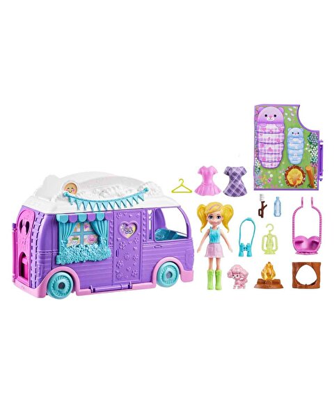 Polly Pocket Eğlenceli Karavan Oyun Seti JCC32