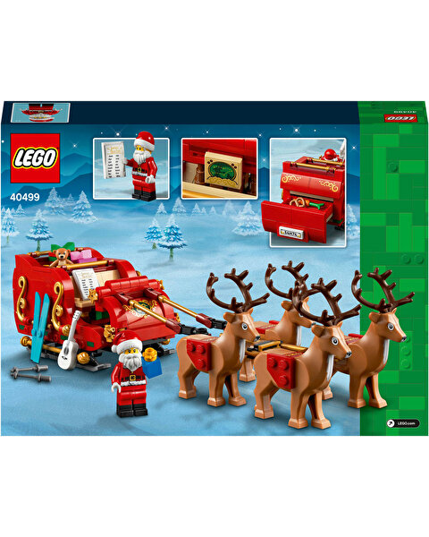 LEGO Yılbaşı Özel 3’lü Özel Set Paketi (Çam Ağacı + Noel Baba’nın Kızağı + Kalp Süsleme Seti)