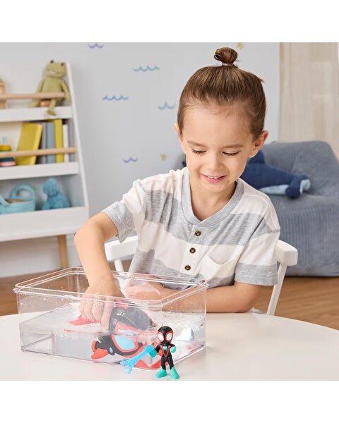 Spidey ve Arkadaşları Su Ağı Figür Oyun Seti Spin Dolphin G1465