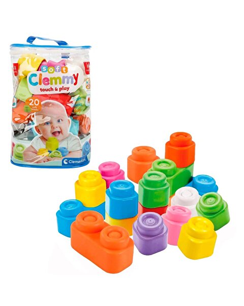 Clementoni Soft Clemmy Yumuşak Blok Çantası 20 Parça