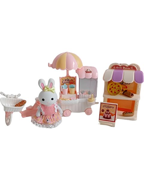 Bay Dreamy Mini Tavşan Bisiklet Yemek Standı Seti